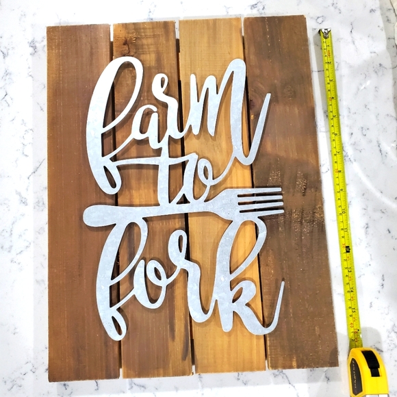 Other - FARM TO FORK FARMHOUSE KITCHEN WALL ART